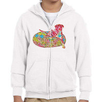 A Beautiful Brindle Female Pi Youth Zipper Hoodie | Artistshot