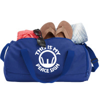 This Is My Peace Sign Duffel Bag | Artistshot