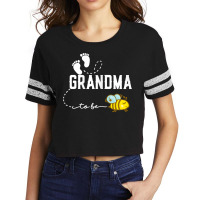 Womens New Grandma Gift Grandma To Bee Funny Mothe Scorecard Crop Tee | Artistshot