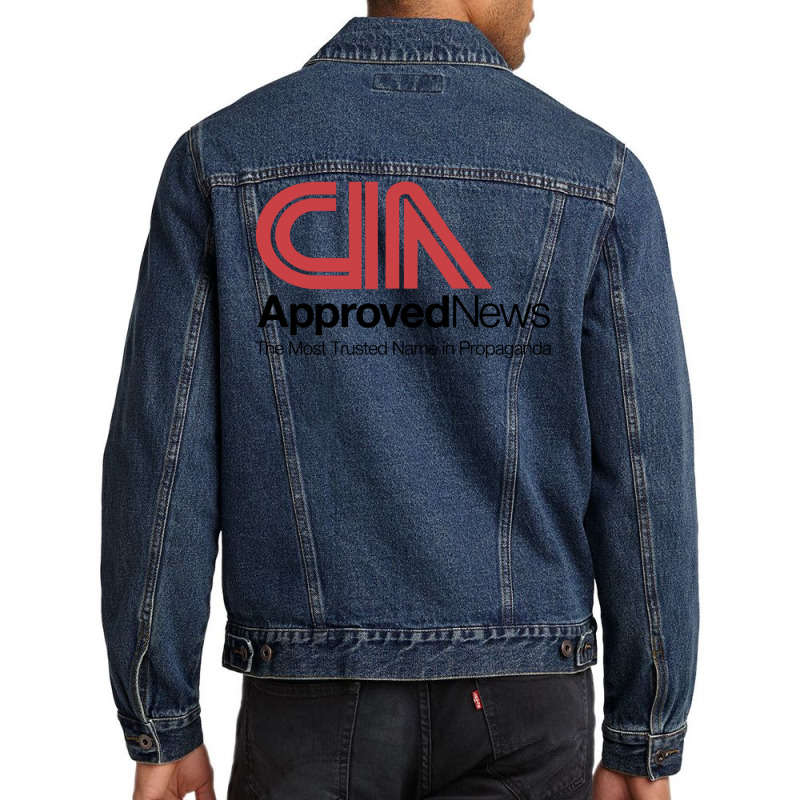 Cia Approved News Men Denim Jacket by masfiaano4 | Artistshot