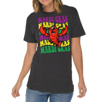 Crawfish Mardi Gras Retro Mudbug Carnival Parade C Vintage T-shirt | Artistshot