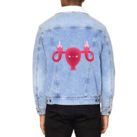 Angry Uterus Unisex Sherpa-lined Denim Jacket | Artistshot