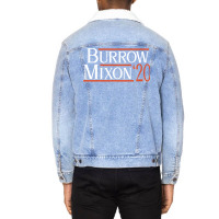 Cincinnati Football Burrow Mixon 20 Unisex Sherpa-lined Denim Jacket | Artistshot