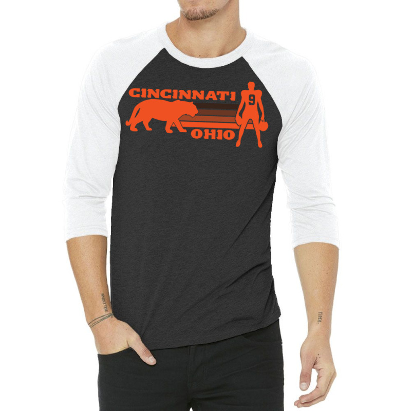 Cincinnati Ohio Football 3/4 Sleeve Shirt by masfiaano4 | Artistshot