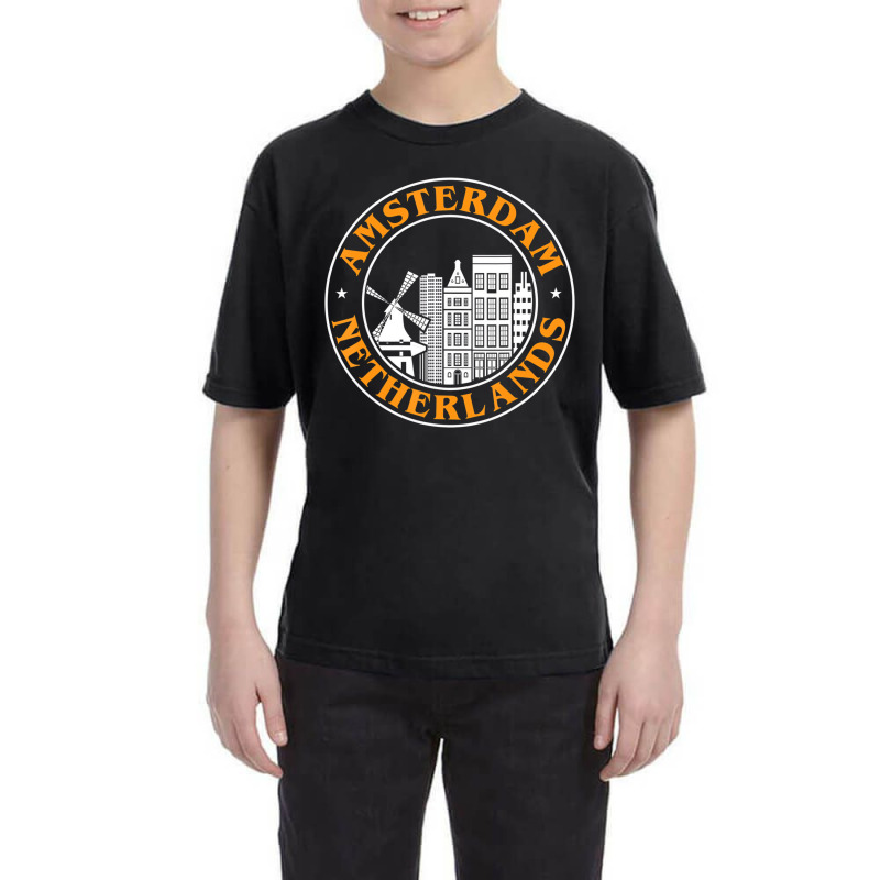 Holland Amsterdam Skyline Amsterdam Netherlands T Youth Tee | Artistshot