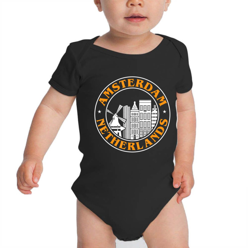 Holland Amsterdam Skyline Amsterdam Netherlands T Baby Bodysuit | Artistshot