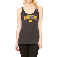 Pittsburgh Panthers Arch Over Black Officially Lic Racerback Tank | Artistshot