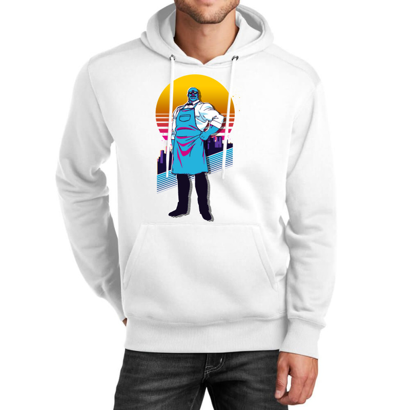 City Hunter   Umibôzu Retrowave Unisex Hoodie by masfiaano4 | Artistshot