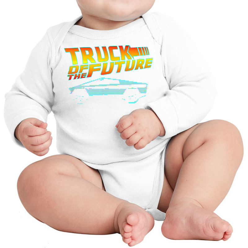 Truck Of The Future Cyber Tech 80s Futuristic Truc Long Sleeve Baby Bodysuit by ervanm | Artistshot