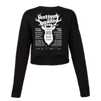 Festival Of The Banned 2020   Dark Theme 14 Cropped Sweater | Artistshot