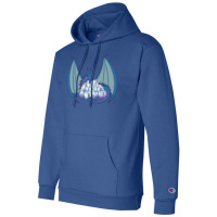 Dragon & Dice (blue) Champion Hoodie | Artistshot