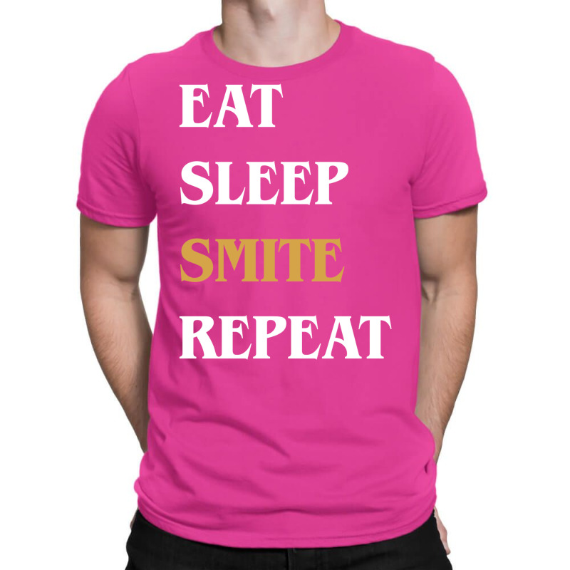 Eat Sleep Smite Repeat   Funny Paladin 17 T-shirt | Artistshot