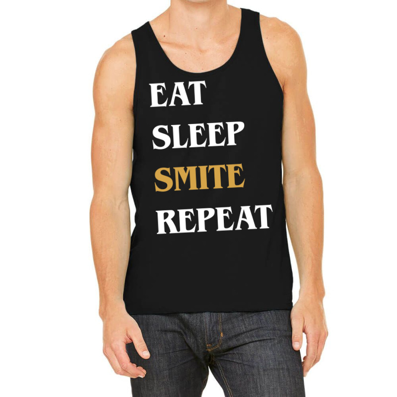 Eat Sleep Smite Repeat   Funny Paladin 17 Tank Top | Artistshot