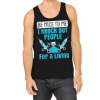 Nurse Anesthetist I Knock Out People Crna Anesthes Tank Top | Artistshot