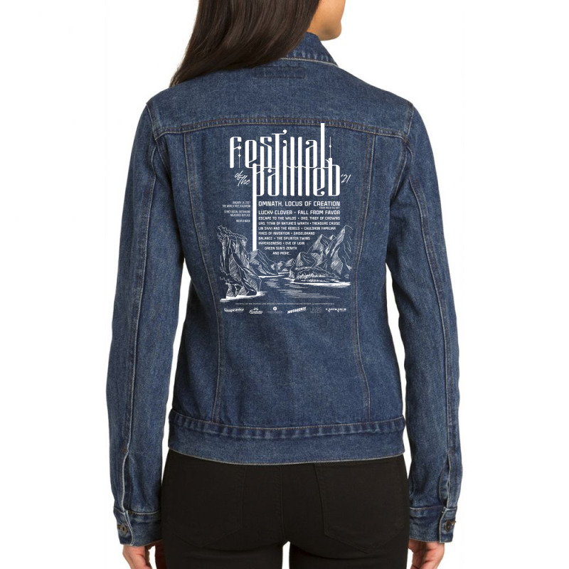 Festival Of The Banned 2021   Dark Theme 2 Ladies Denim Jacket by wronazeinerl | Artistshot