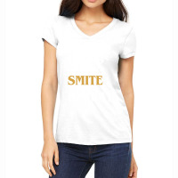 Eat Sleep Smite Repeat   Funny Paladin 34 Women's V-neck T-shirt | Artistshot