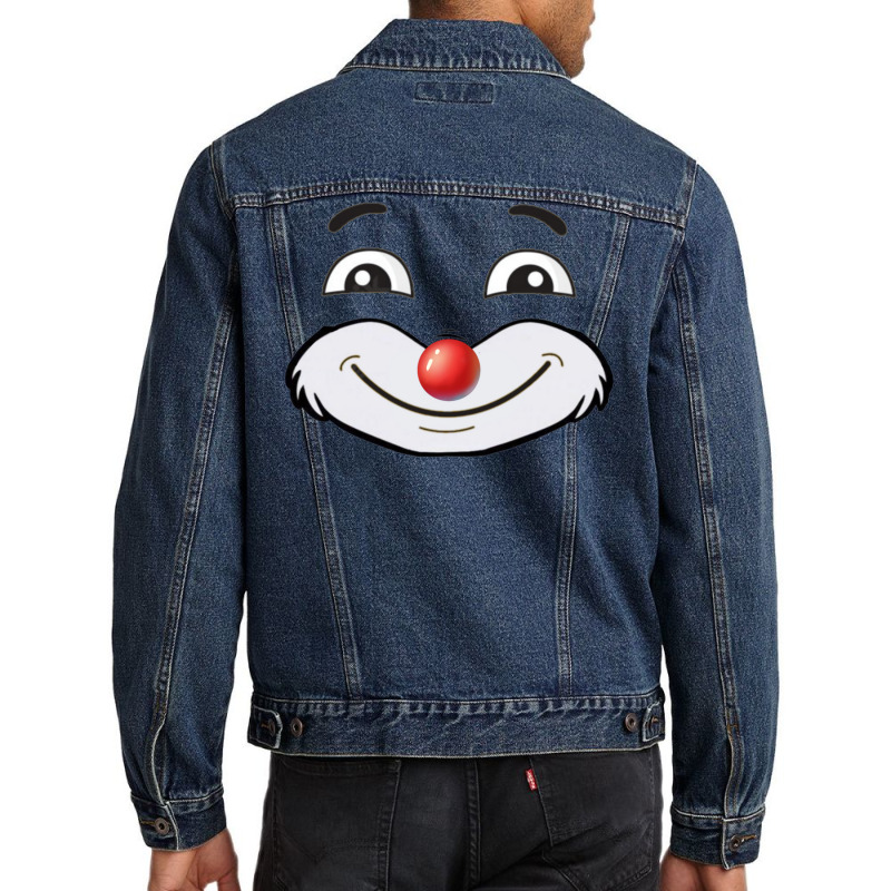 Clown Smile Men Denim Jacket by masfiaano4 | Artistshot