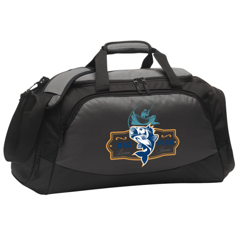 Big Fish Vector Active Duffel by ZhannaArt | Artistshot