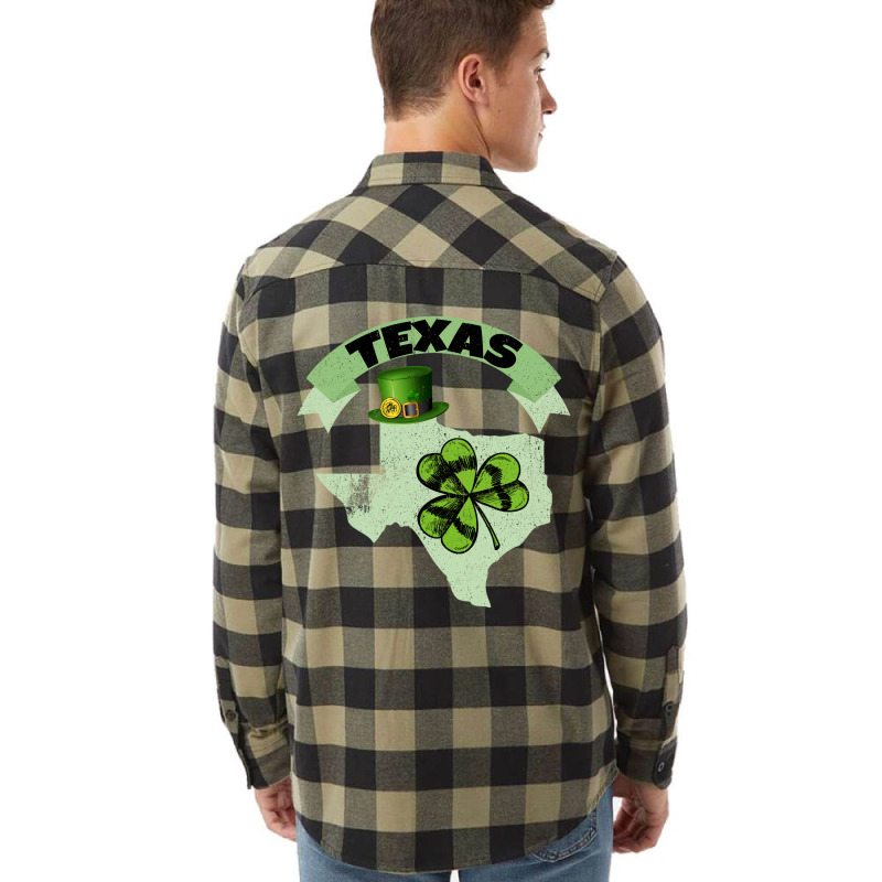 St. Patricks Day Texas Flannel Shirt by autlu2024 | Artistshot