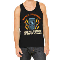 Wer Nicht Gut Welding God Welding Locksmith Metal Tank Top | Artistshot