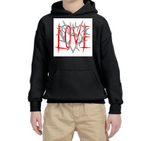 Valentine Love Till The End Youth Hoodie | Artistshot