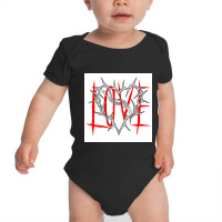 Valentine Love Till The End Baby Bodysuit | Artistshot