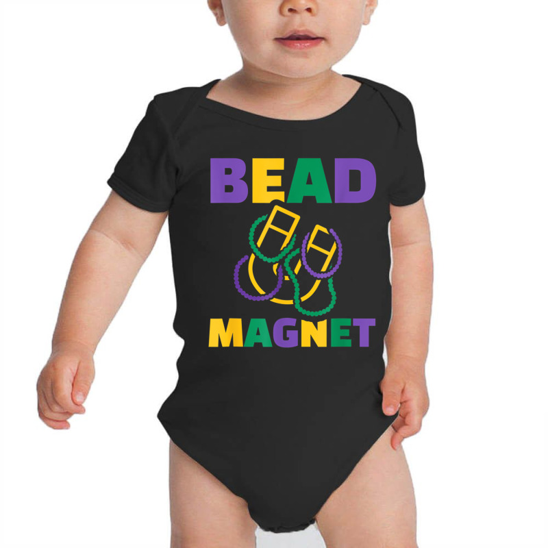 Mardi Gras Bead Magnet T Shirt Baby Bodysuit | Artistshot