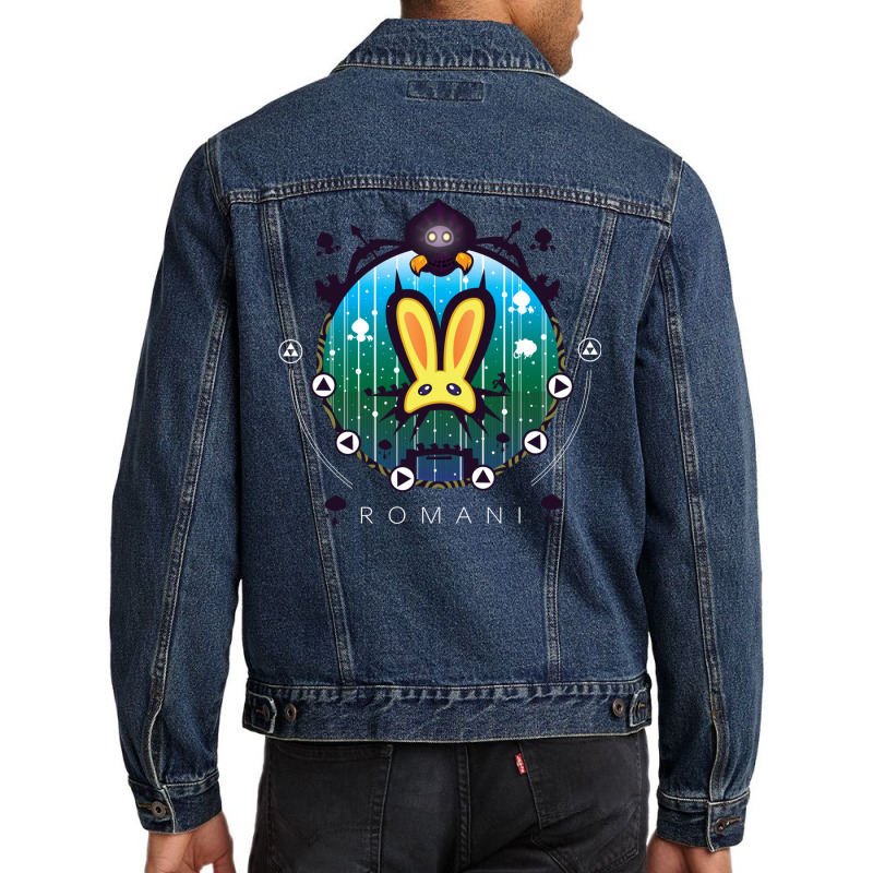 Mask Of Romani Men Denim Jacket by grintsyiemo | Artistshot