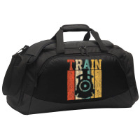 Trains Models Tracklines Gift T Shirt Active Duffel | Artistshot