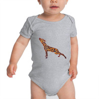 Profile Of A Brindle Mixed Br Baby Bodysuit | Artistshot