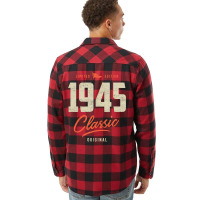 1945 Classic Birthday Gift Flannel Shirt | Artistshot
