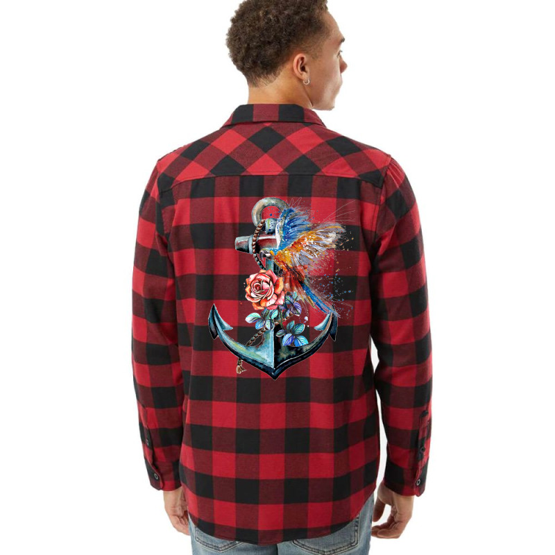 Anchor Flannel Shirt by autlu2024 | Artistshot