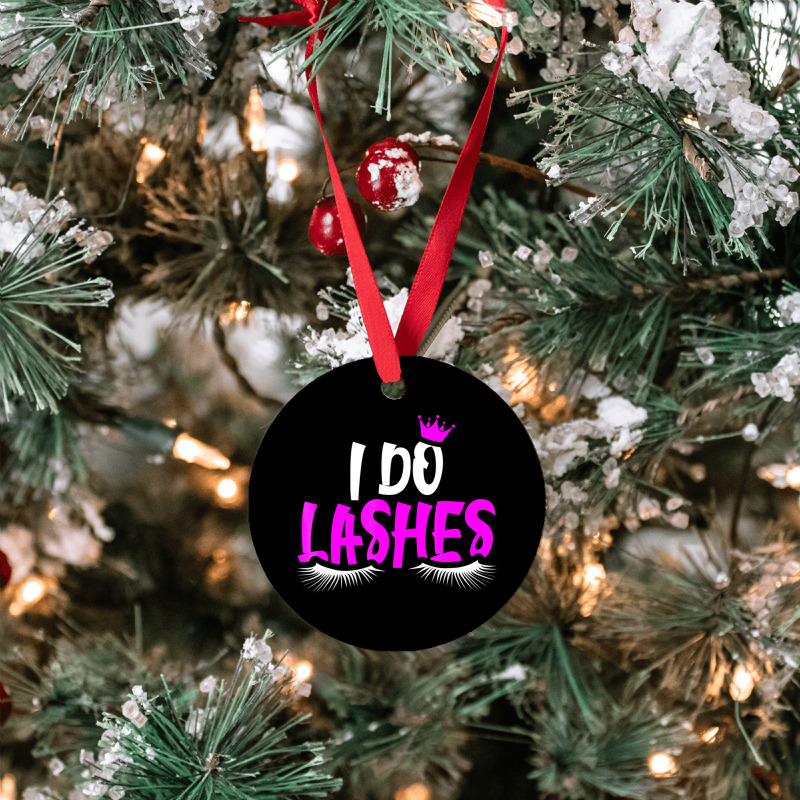 I Do Lashes T Shirt Makeup Eyelash Extension Artis Ornament by sudhirka | Artistshot