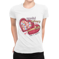 Special Delivery Labor And Delivery Nurse Valentin Ladies Fitted T-shirt | Artistshot