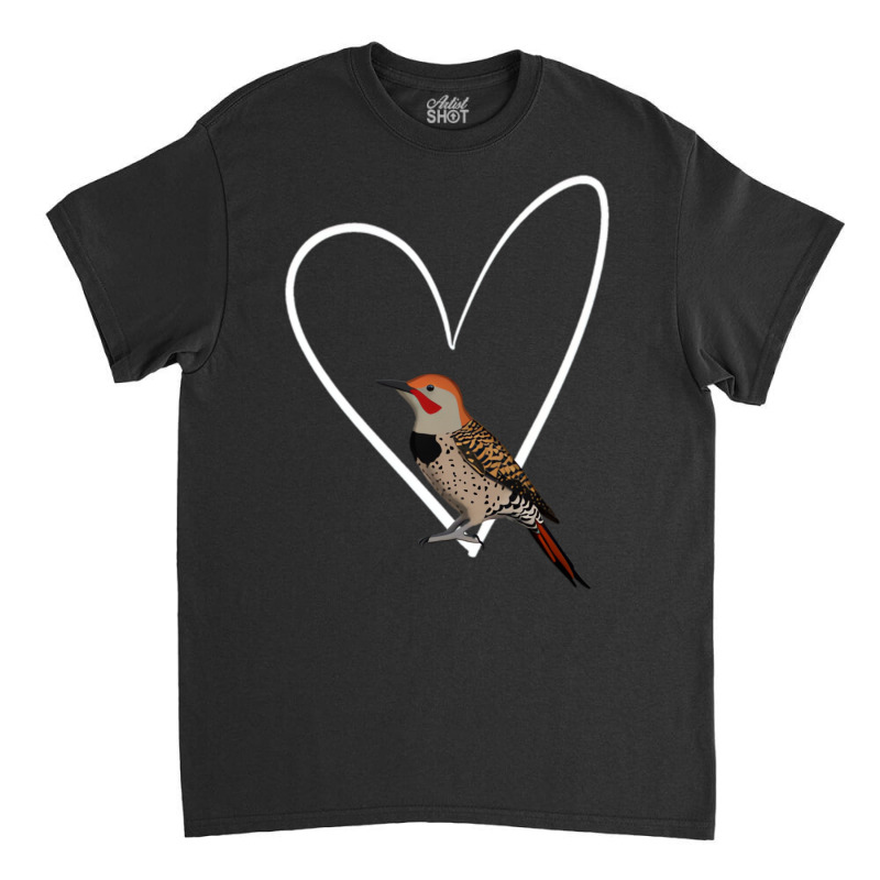 Northern Flicker Bird Birdlover Birdwatcher Animal Classic T-shirt by catricegar | Artistshot