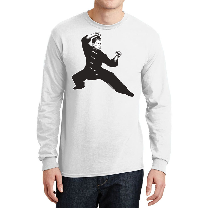 Kung Fu Reagan Long Sleeve Shirts by adziaaroudg | Artistshot