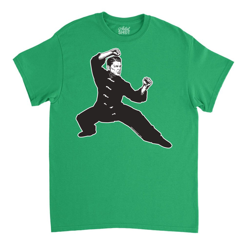 Kung Fu Reagan Classic T-shirt by adziaaroudg | Artistshot