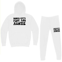 Somebody's Fine Ass Auntie Sweatshirt Hoodie & Jogger Set | Artistshot