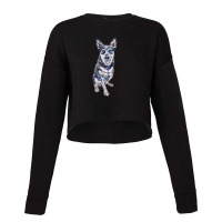 An Australian Cattle Dogs Thalated On W Cropped Sweater | Artistshot