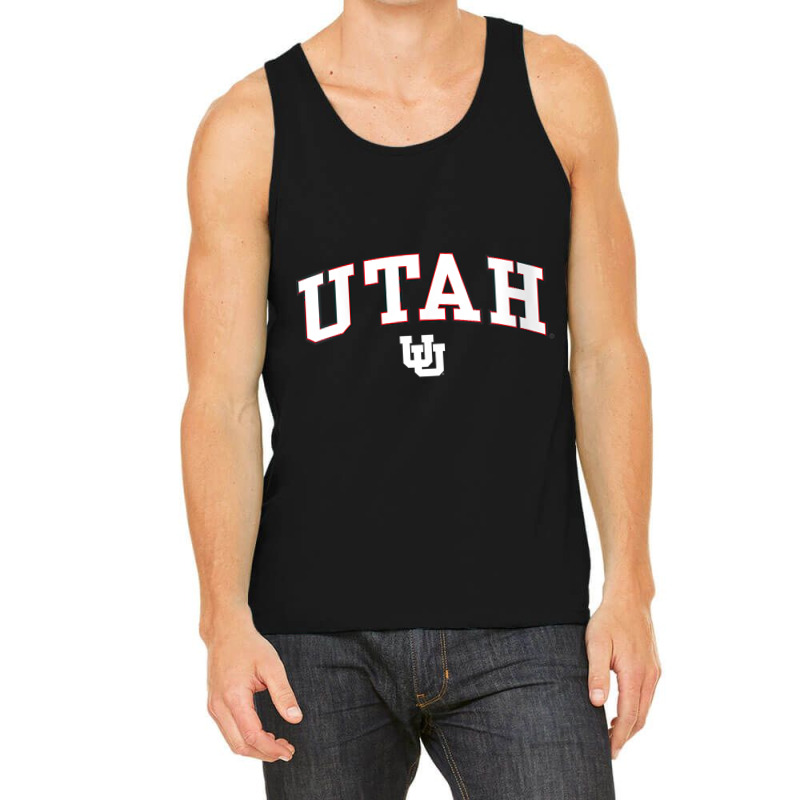 Womens Utah Utes Womens Arch Over Red Officially L Tank Top by ervanm | Artistshot