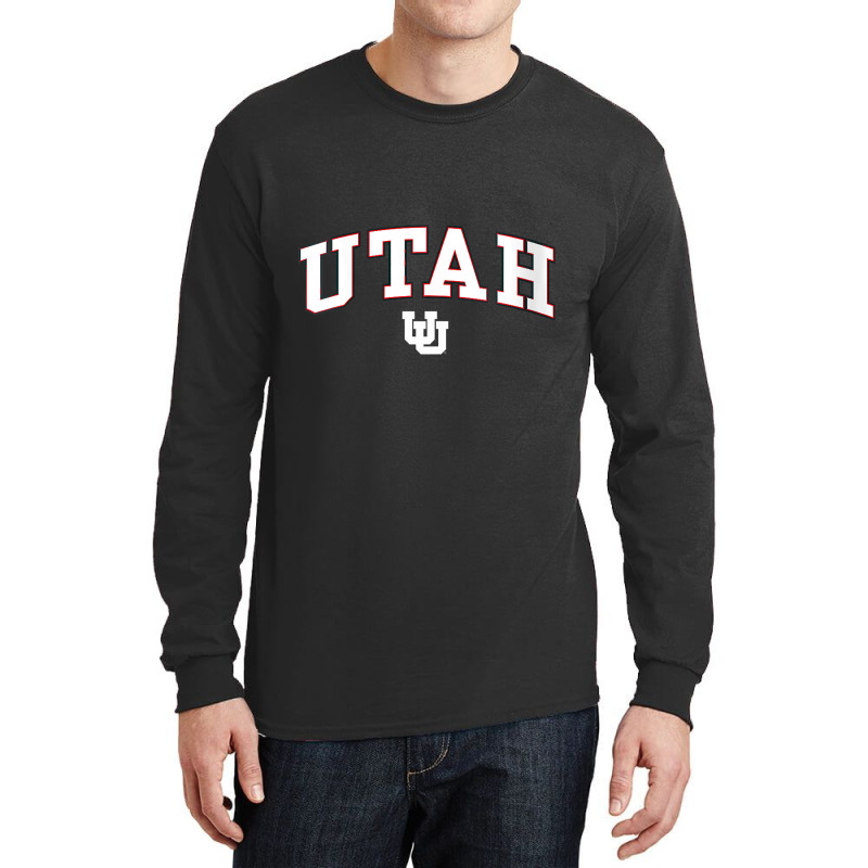 Womens Utah Utes Womens Arch Over Red Officially L Long Sleeve Shirts by ervanm | Artistshot