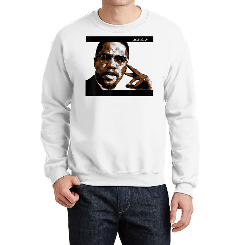 Malcolm Civil Rights America T Shirt Crewneck Sweatshirt by genousuv | Artistshot