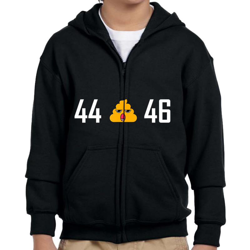 Political   44 45 46 Presidents Of Usa   Anti Trum Youth Zipper Hoodie | Artistshot