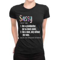 Sassy Definition Mother's Day & Birthday Gift Gran Ladies Fitted T-shirt | Artistshot