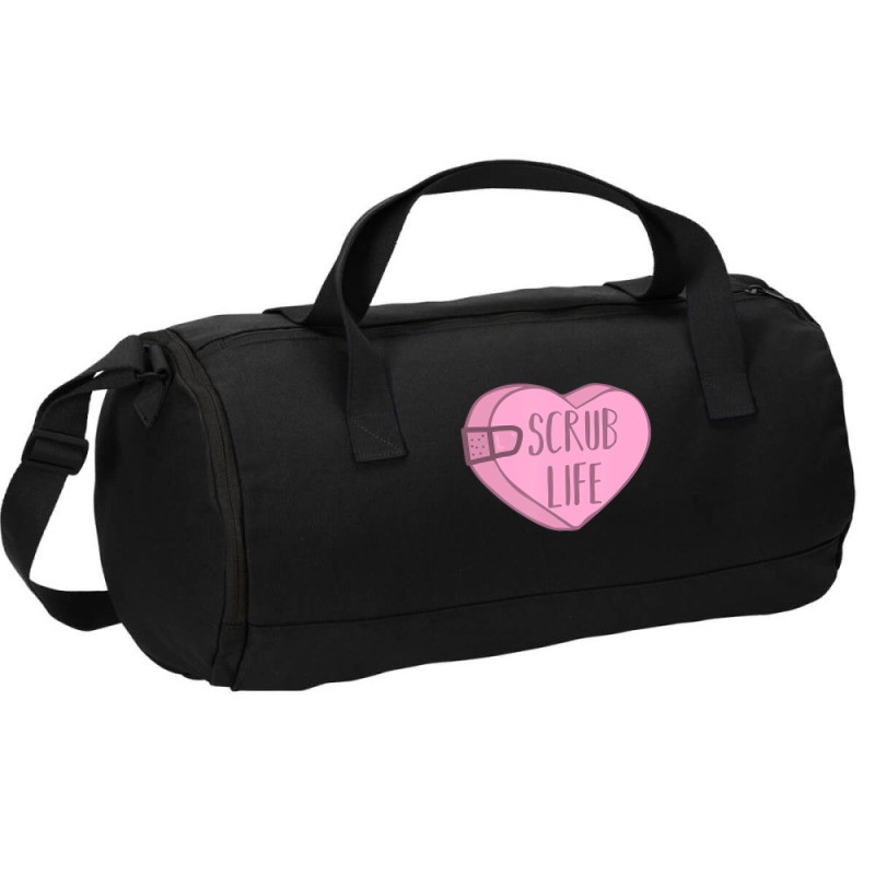 Nurse Scrub Life Valentines Day Candy Heart T Shir Duffel Bag | Artistshot