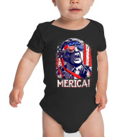 Trump Merica 4th Of July Men Boys Kids Murica T Sh Baby Bodysuit | Artistshot