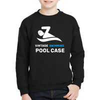 Vintage Swimming Pool Cool Vector Youth Sweatshirt | Artistshot