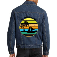 Life Is Better On A Boat Light Shirt Men Denim Jacket | Artistshot