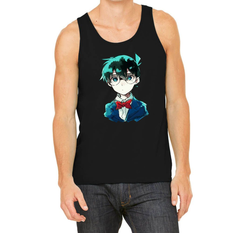 Detective Conan (low Poly Abstract) (zoomout Effect) (case Closed) Tank Top by DC47 | Artistshot