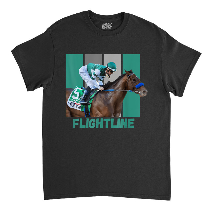 Flightline Horse Racing Thoroughbred Del Mar Santa Classic T-shirt by chomibe | Artistshot